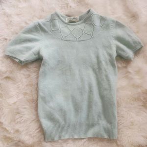 Vintage mint green sweater